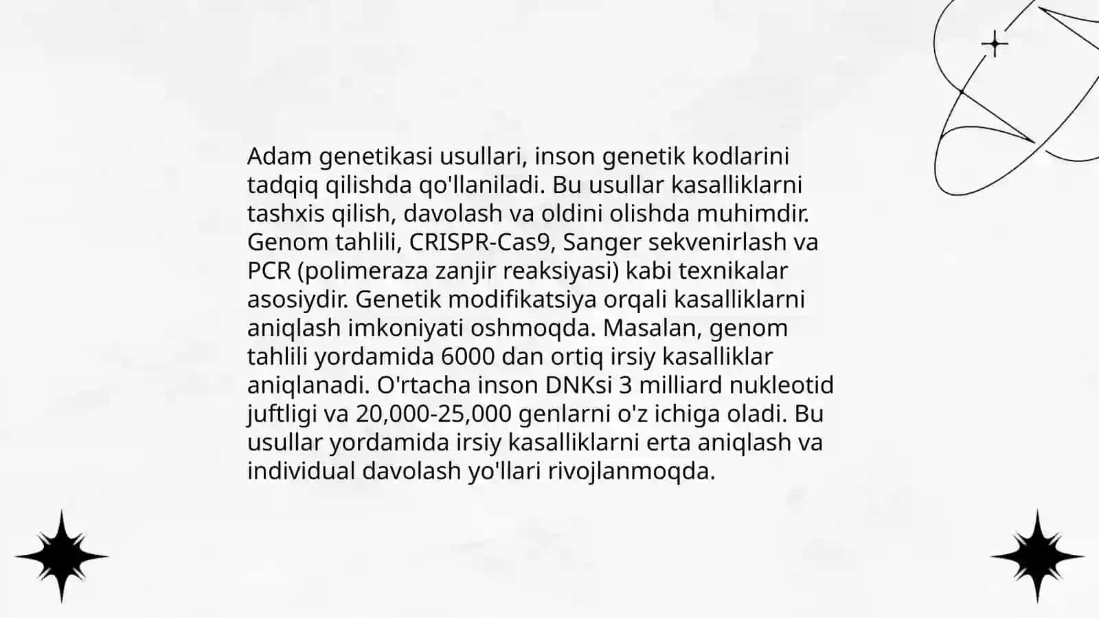 Adam genetikasining organism usullari.sitogenetik,dermotoglifika,nikoh turlari 3