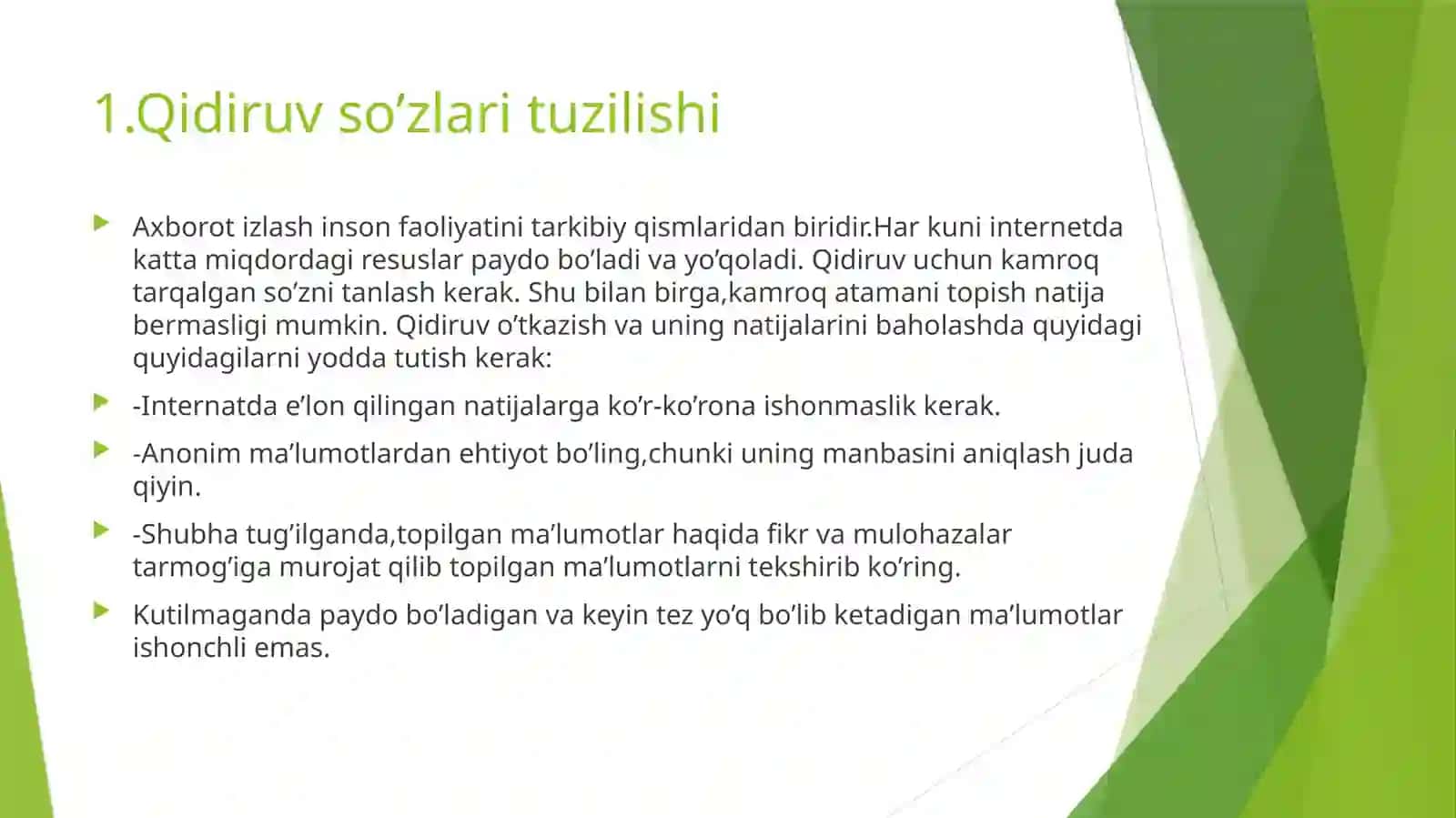 Internetda samarali qidiruv 3