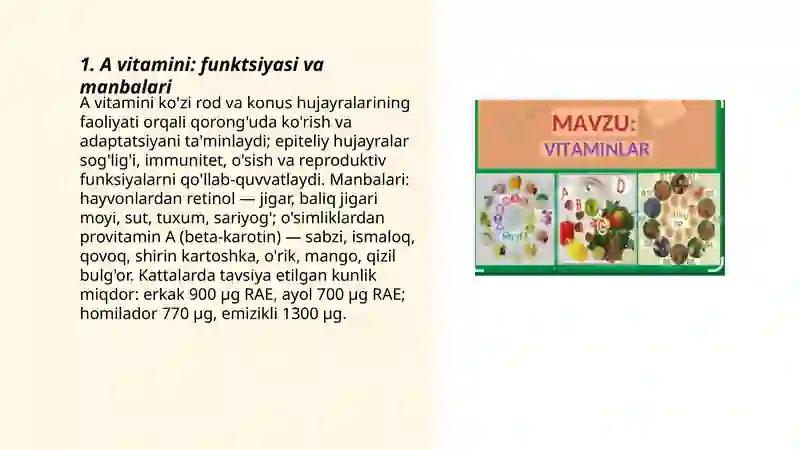 Vitaminlar 3