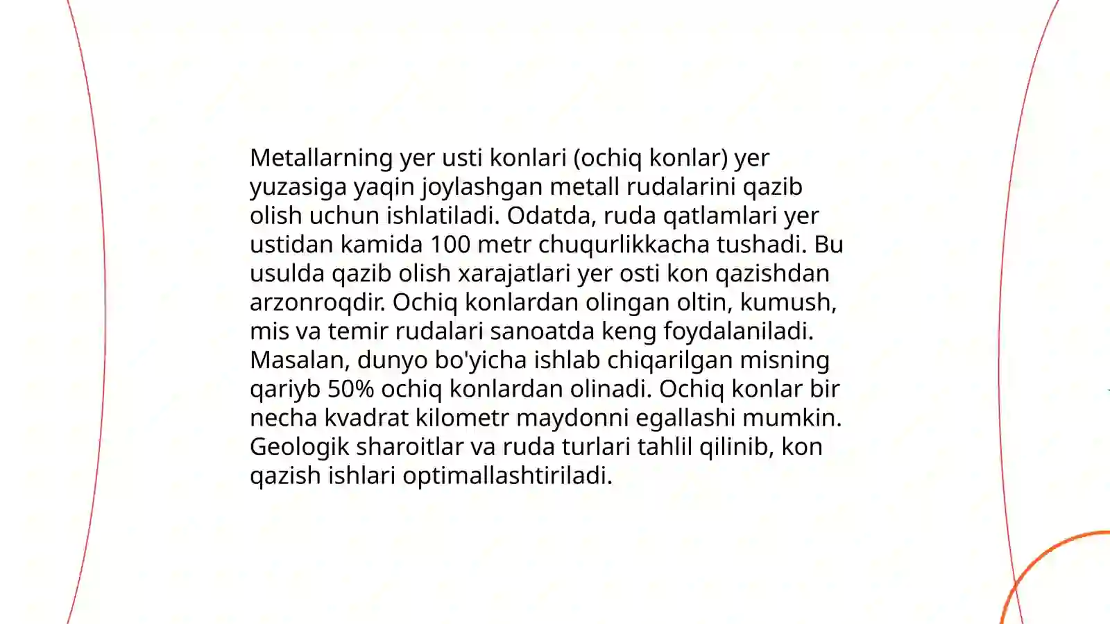 Metallarning umumiy olish usullari 3