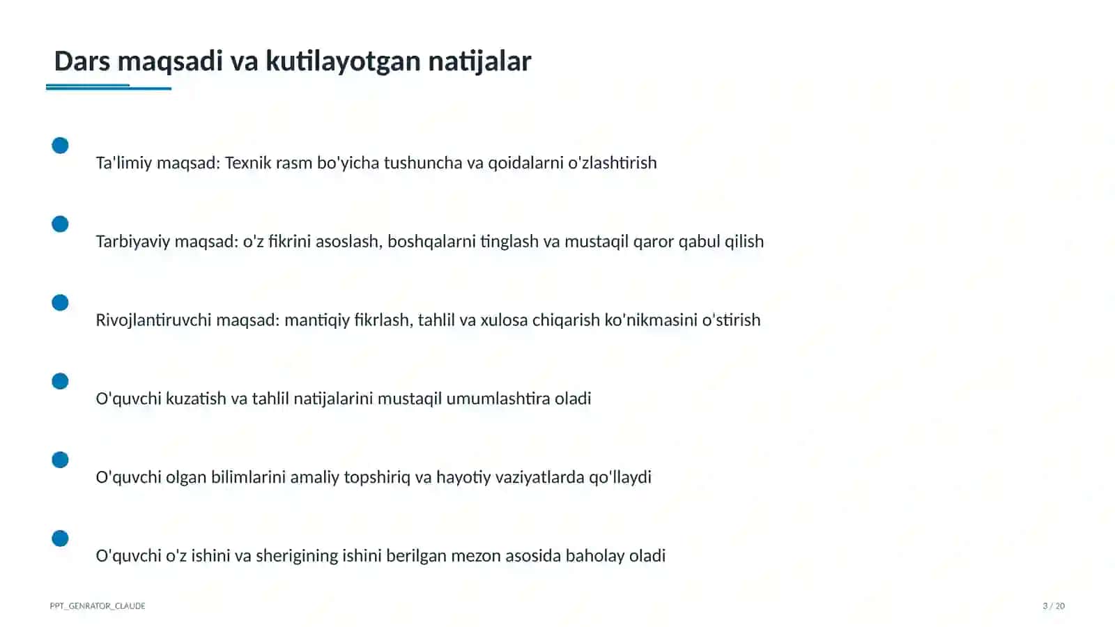 Texnik rasm (8-sinf) 3
