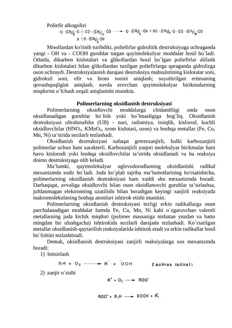 POLIMERLARNING DESTRUKSIYASI 3