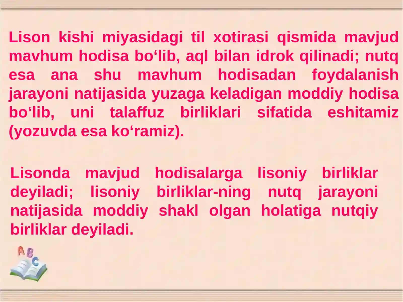 Til va nutq munosabati. 3