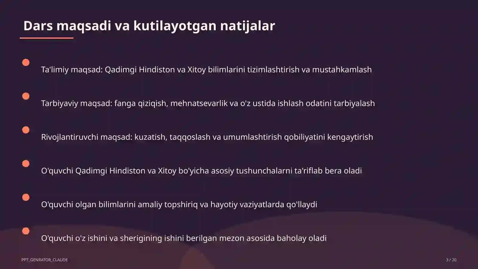 Qadimgi Hindiston va Xitoy (6-sinf) 3