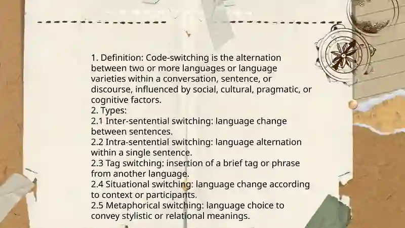 Code-Switching: Mixing Languages in Daily Life 3