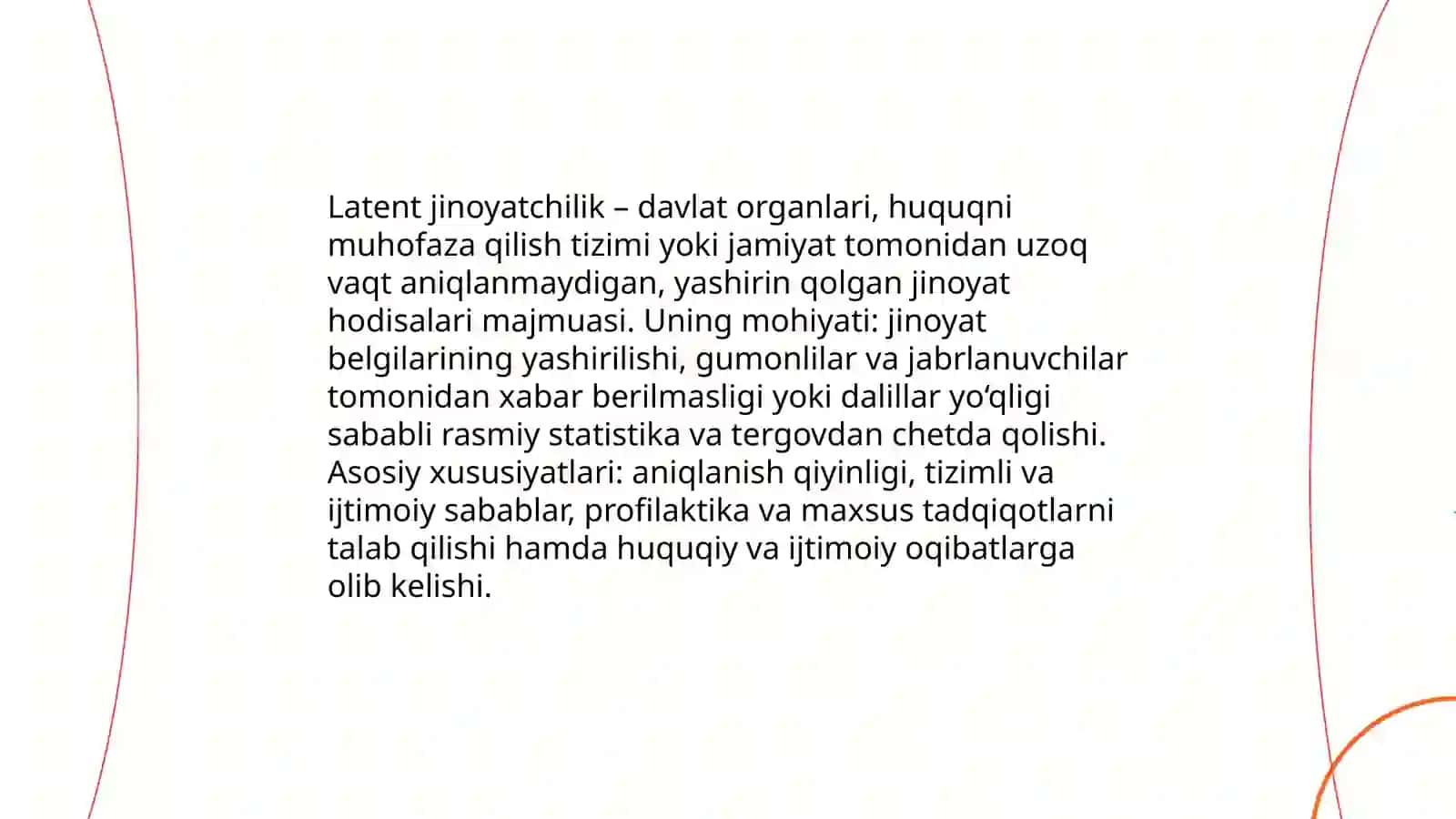 Latent jinoyatchilik tushunchasi 3