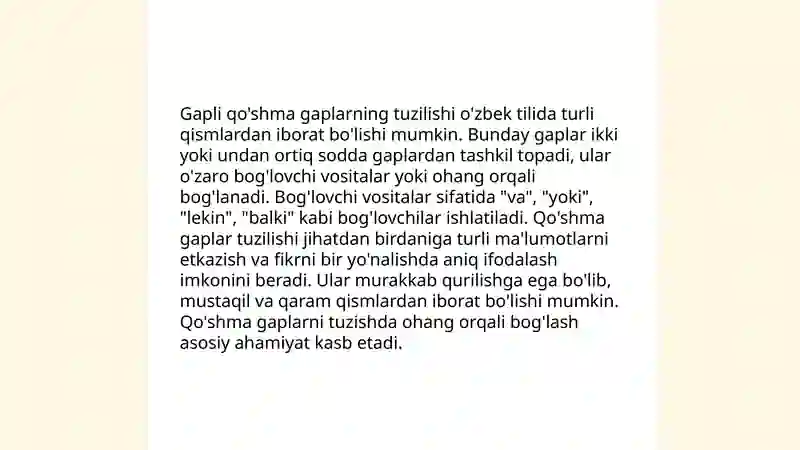 Ergash gapli qòshma gaplar 3