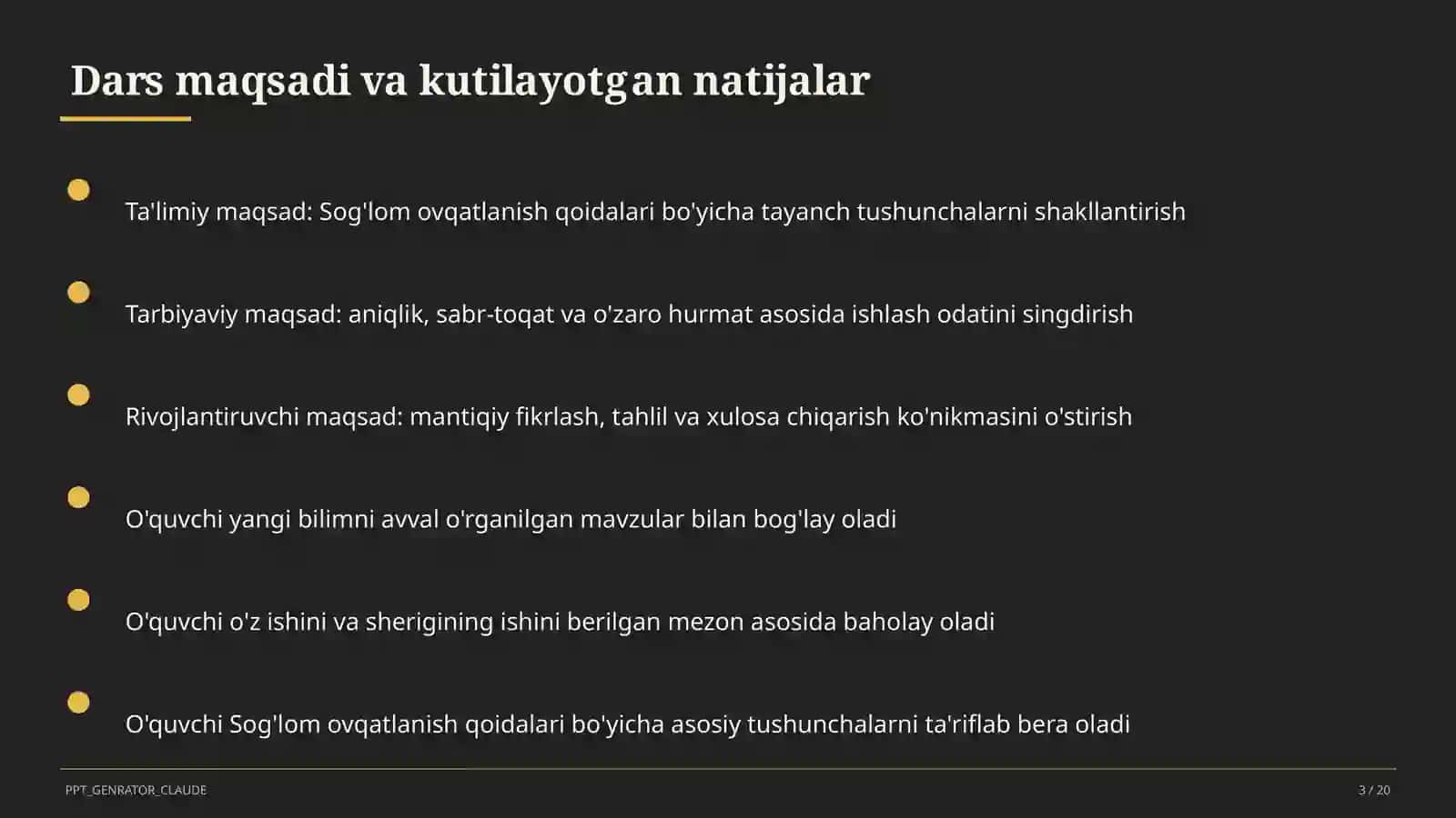 Sog'lom ovqatlanish qoidalari 3