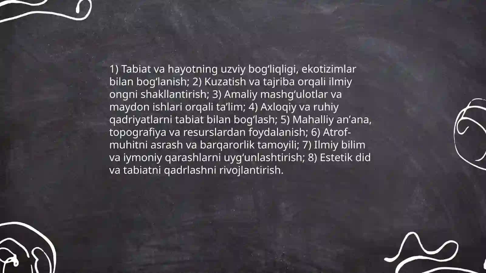 Tabiat bilan tanishtrishda mutafakkirlar merosidan foydalanish 3