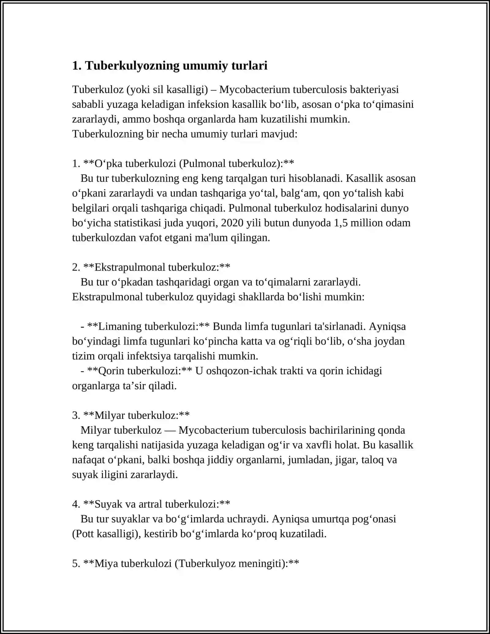 TUBERKULYOZNING DESTRUKTIV SHAKLLARI 3