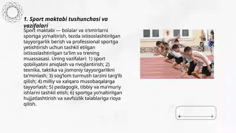 Sport maktablarining turlari va uning nizomlari haqida tushuncha 3