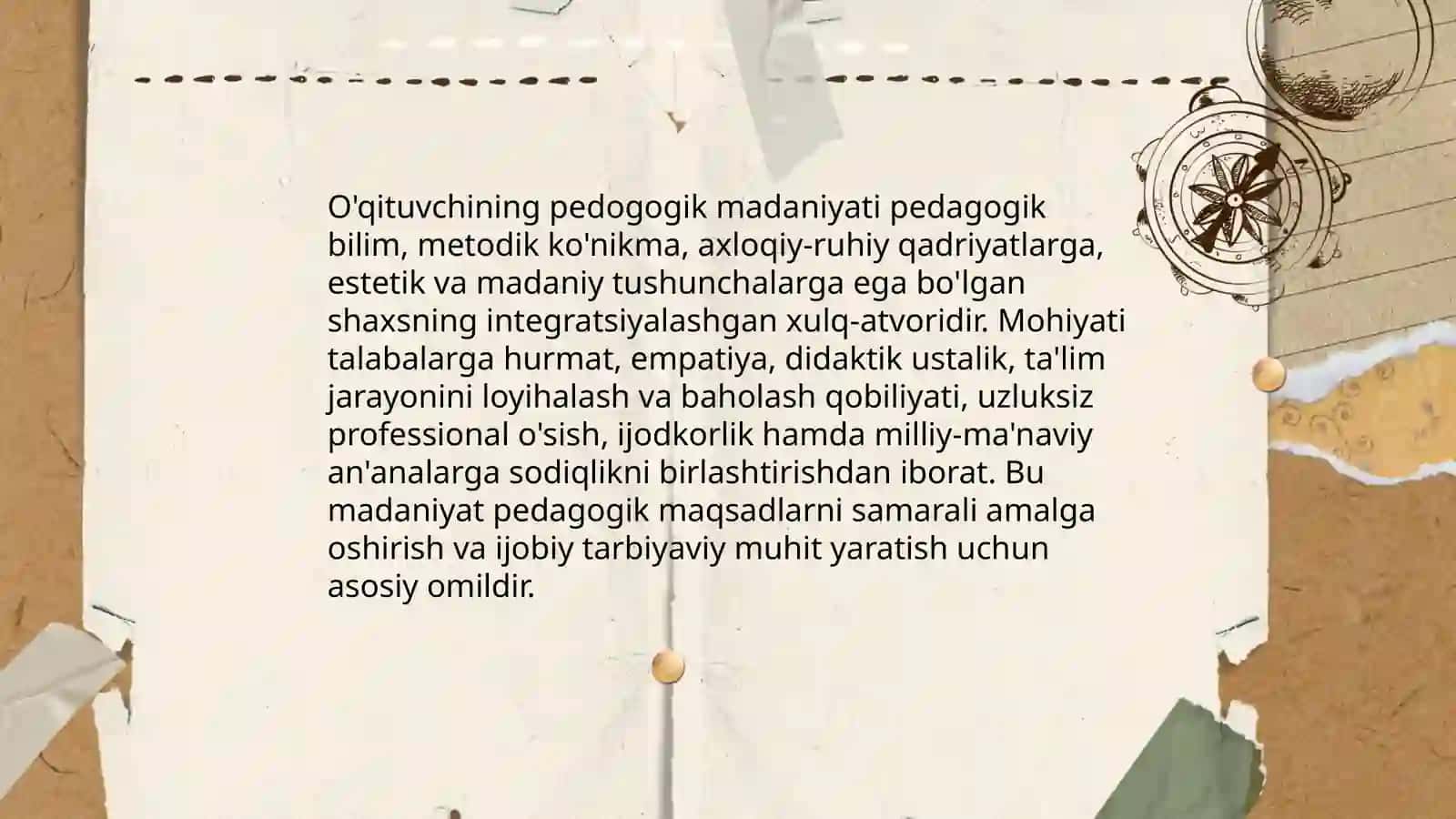 O'qituvchining pedogogik madaniyati va ma'naviy ahloqiy qarashlari 3