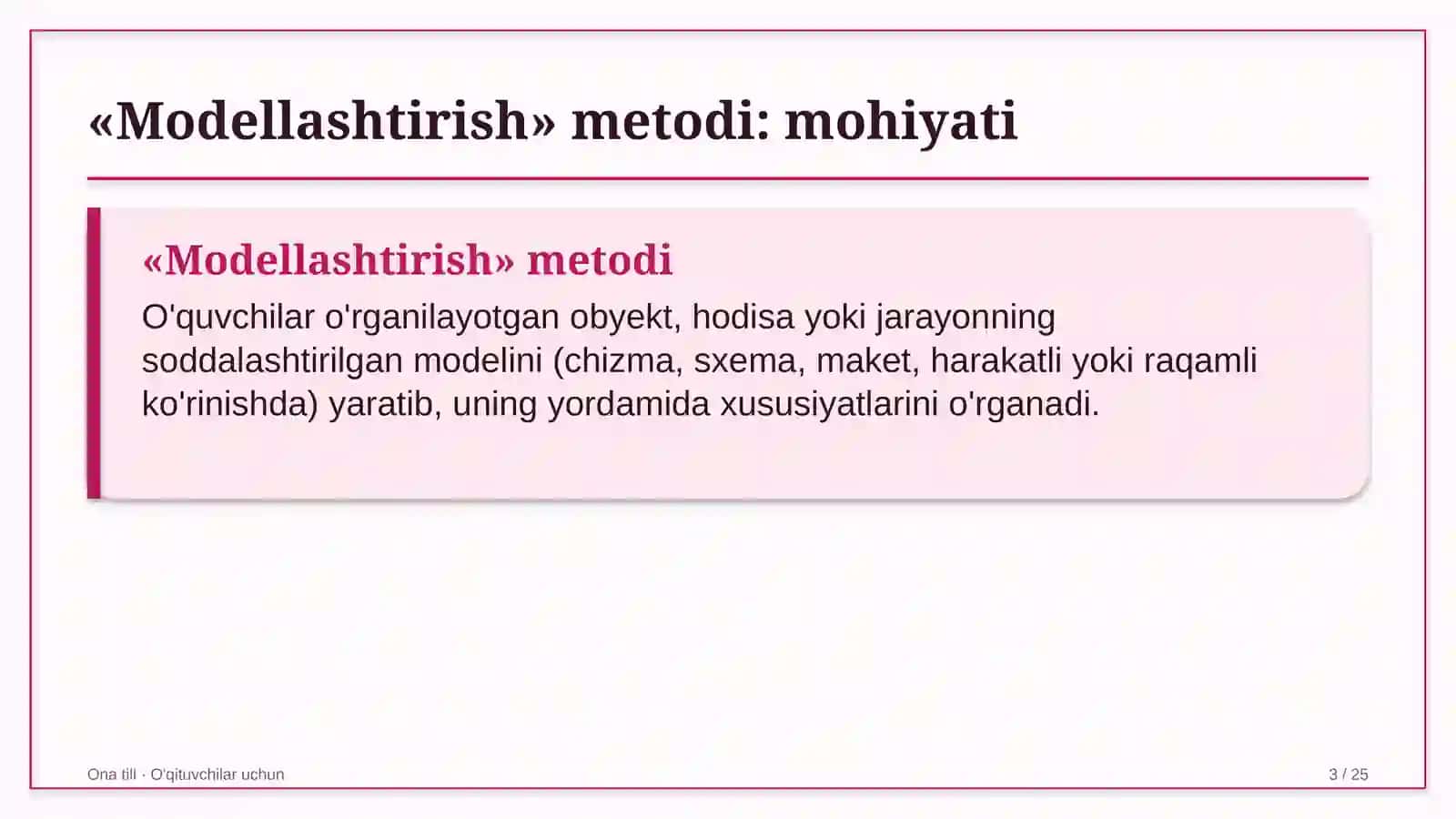 ona tili darslarida modellashtirish metodidan foydalanish 6693 3
