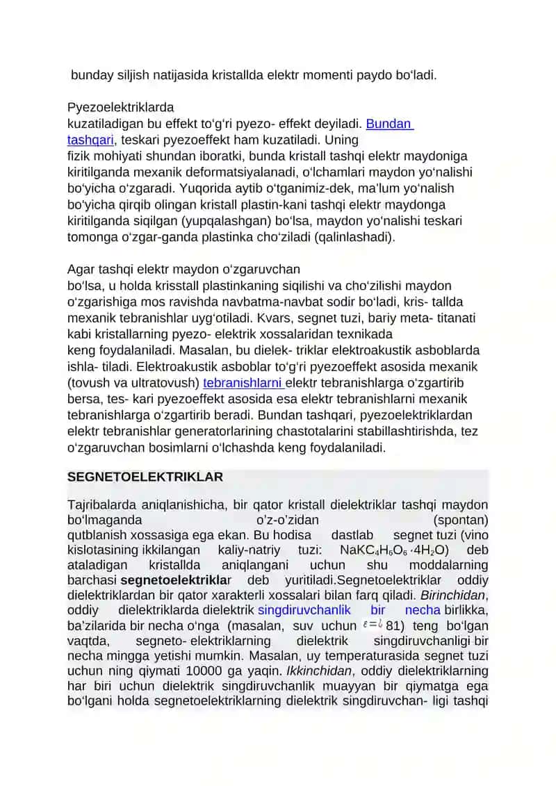 Pyezoelektrik effekt va undan tibbiyotda foydalanish 3