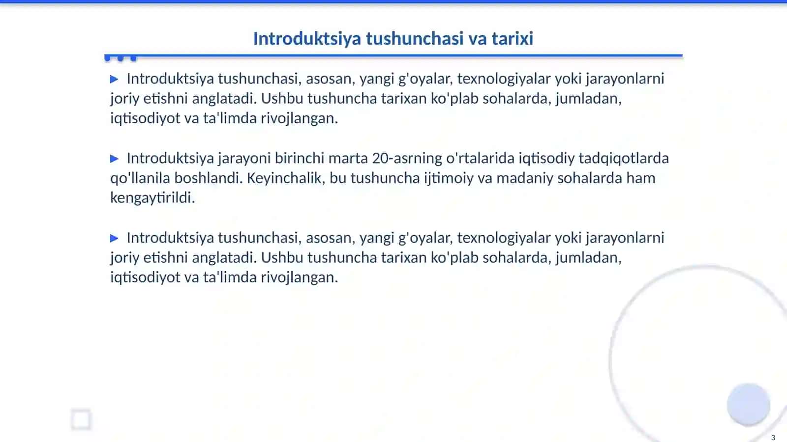 Introduktsiya sohasidagi ish olib borayotgan muassasalar va ularning vazifalari 3
