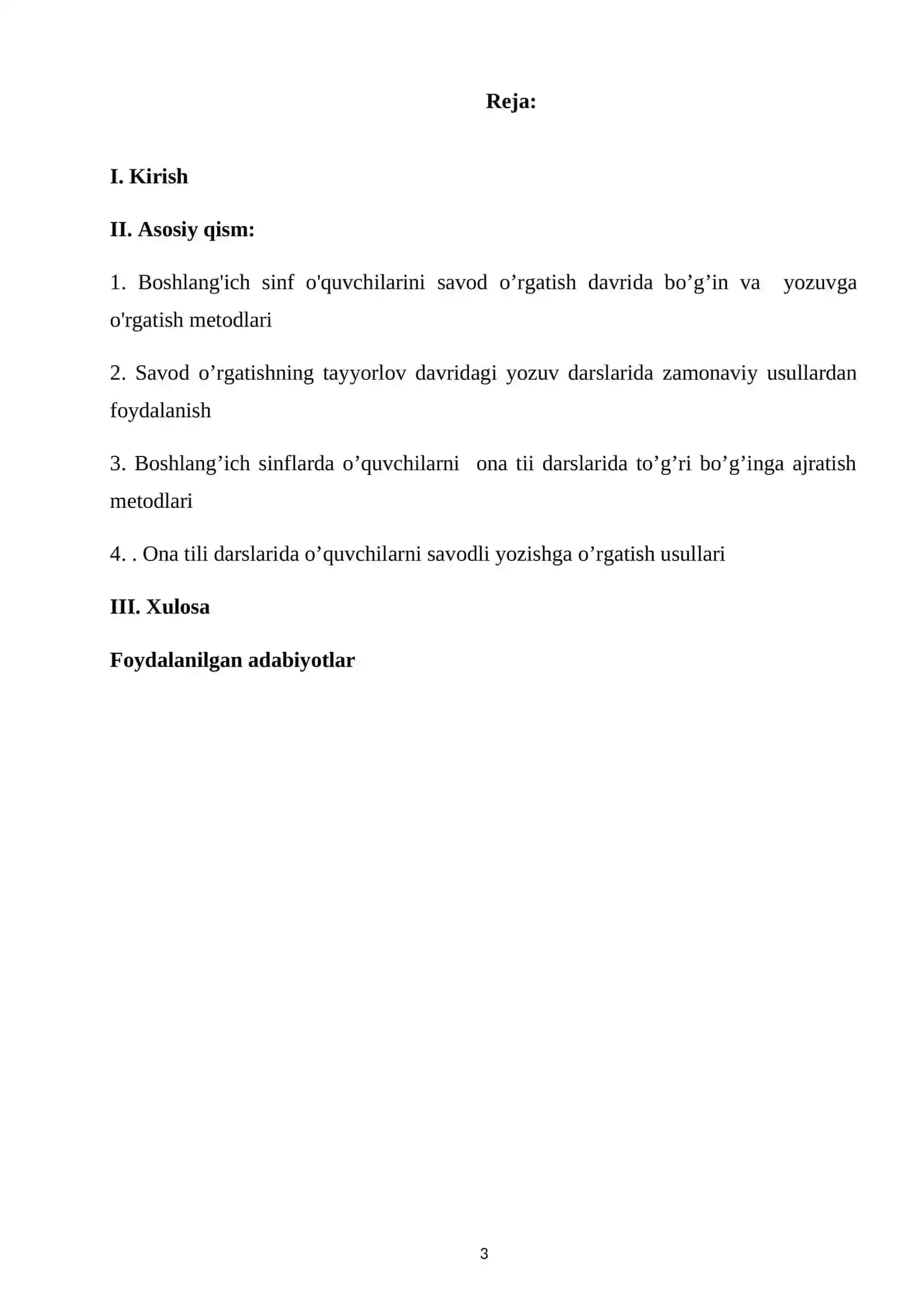 SAVOD O’RGATISH DAVRIDA BO’G’IN  USTIDA ISHLASH KURS ISHI 2026 YIL 3