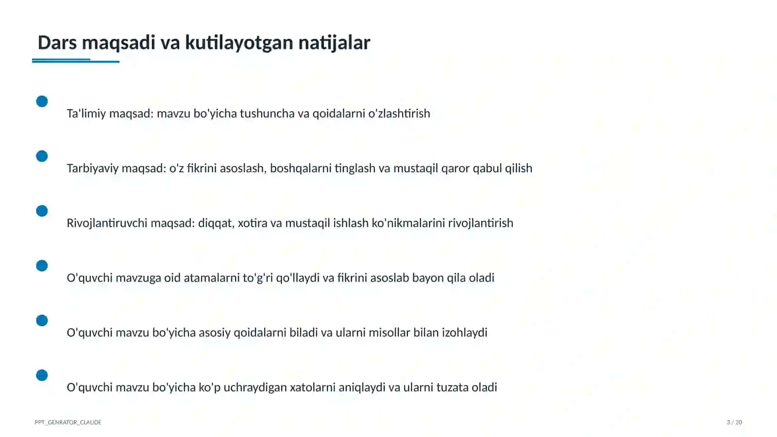 Dolzarb mavzular 1