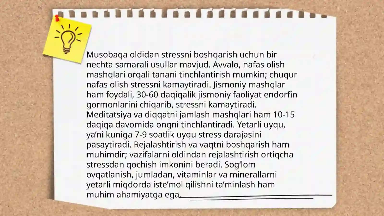 Musobaqaga psixologik tayyorgarlik ko'rish tizimi 3