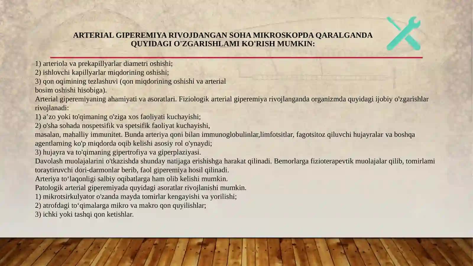 QON AYLANISHINING MAHALLIY BUZILISHLARI 3