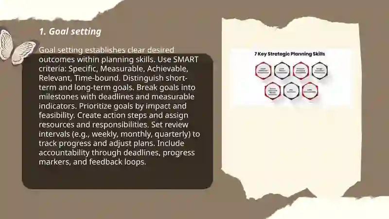 Planning skills 3