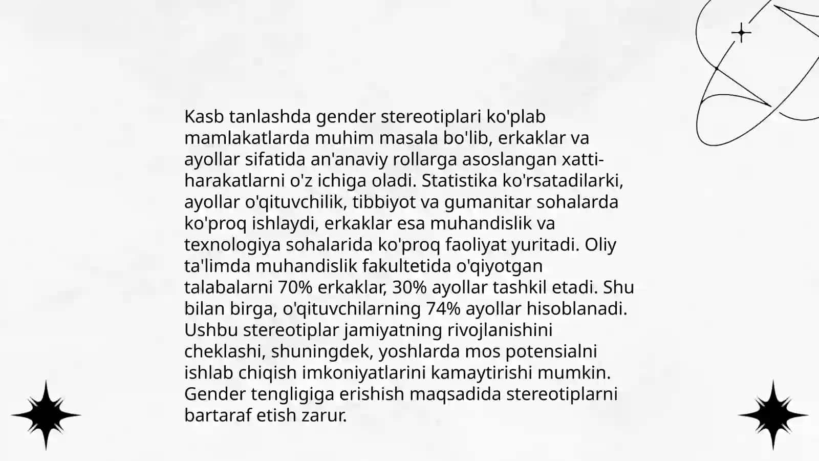 Kasbdagi gender farqlari 3