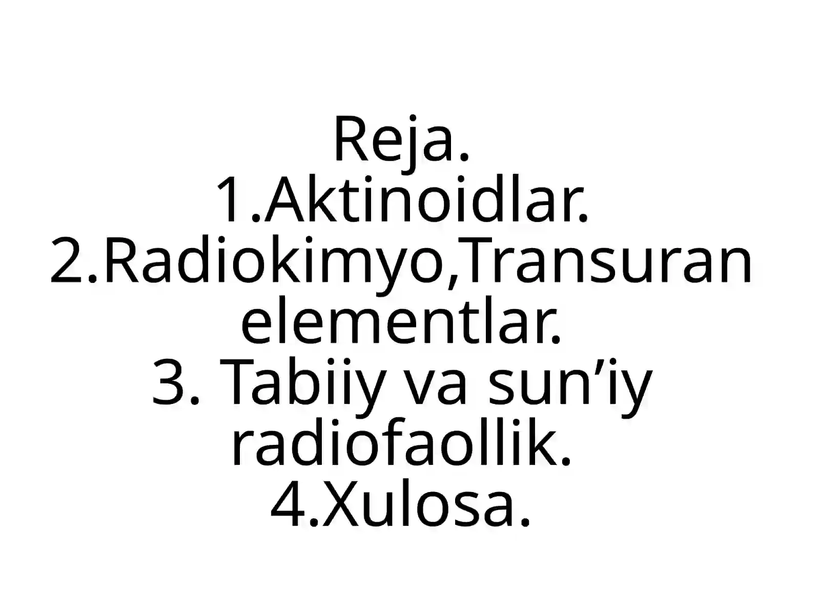 Aktinoidlar, Radiokimyo, Transuran elementlar, Tabiiy va suniy radiofaollik 3