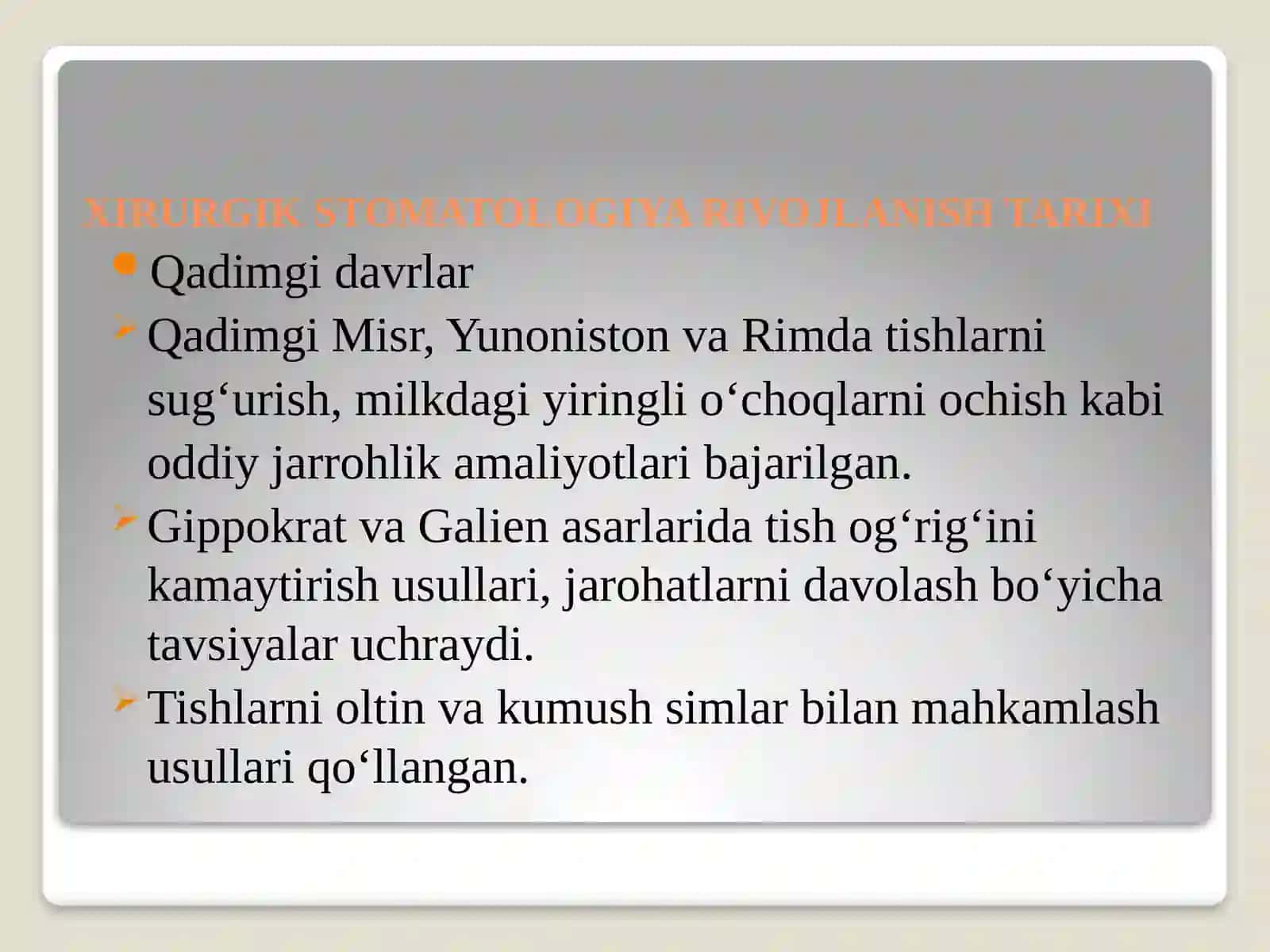 O’zbekistonda xirurgik stomatologiyani rivojlantirishga hissa qo’shgan olimlar 3