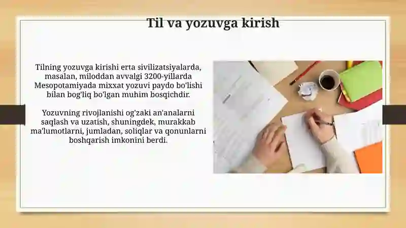 Til va Yozuv 3