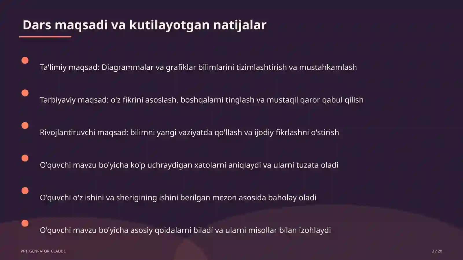 Diagrammalar va grafiklar (6-sinf) 3