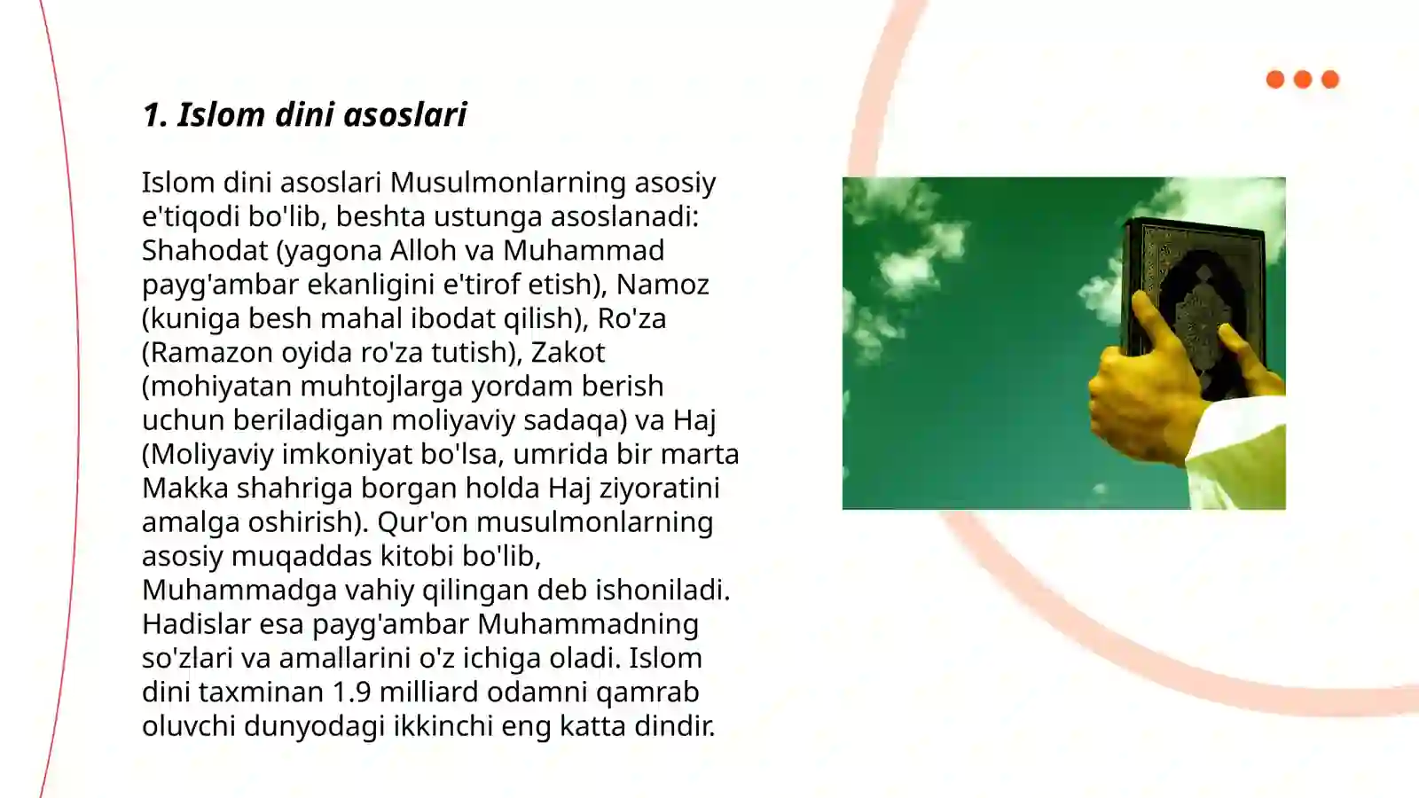Islom dini asoslari 3
