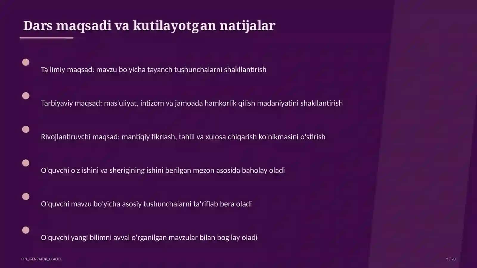 Odam organizmining tuzilishi: to'qima va organlar (8-sinf) 3