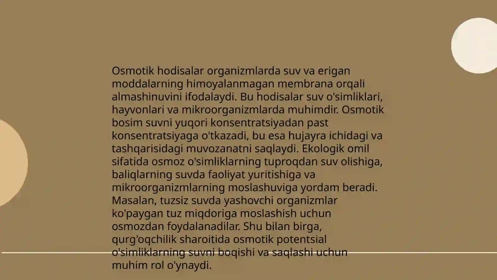Osmotik hodisalar va ularning ekologik omillar sifatidagi roli 3
