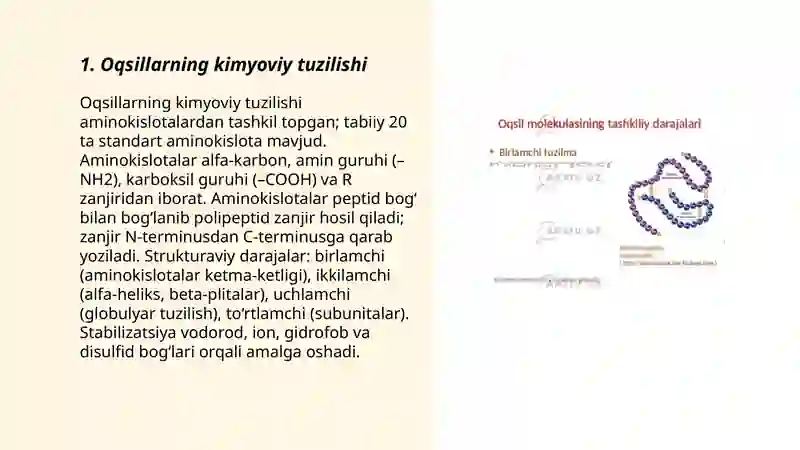 Oqsillar 3
