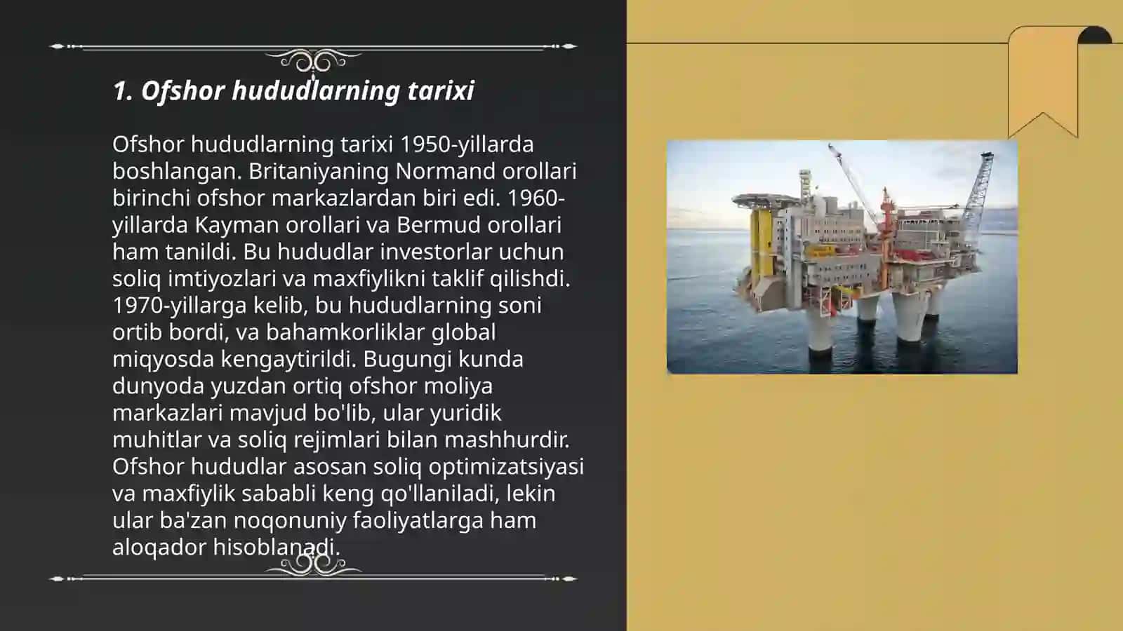 Ofshor hududlarning tarixi 3