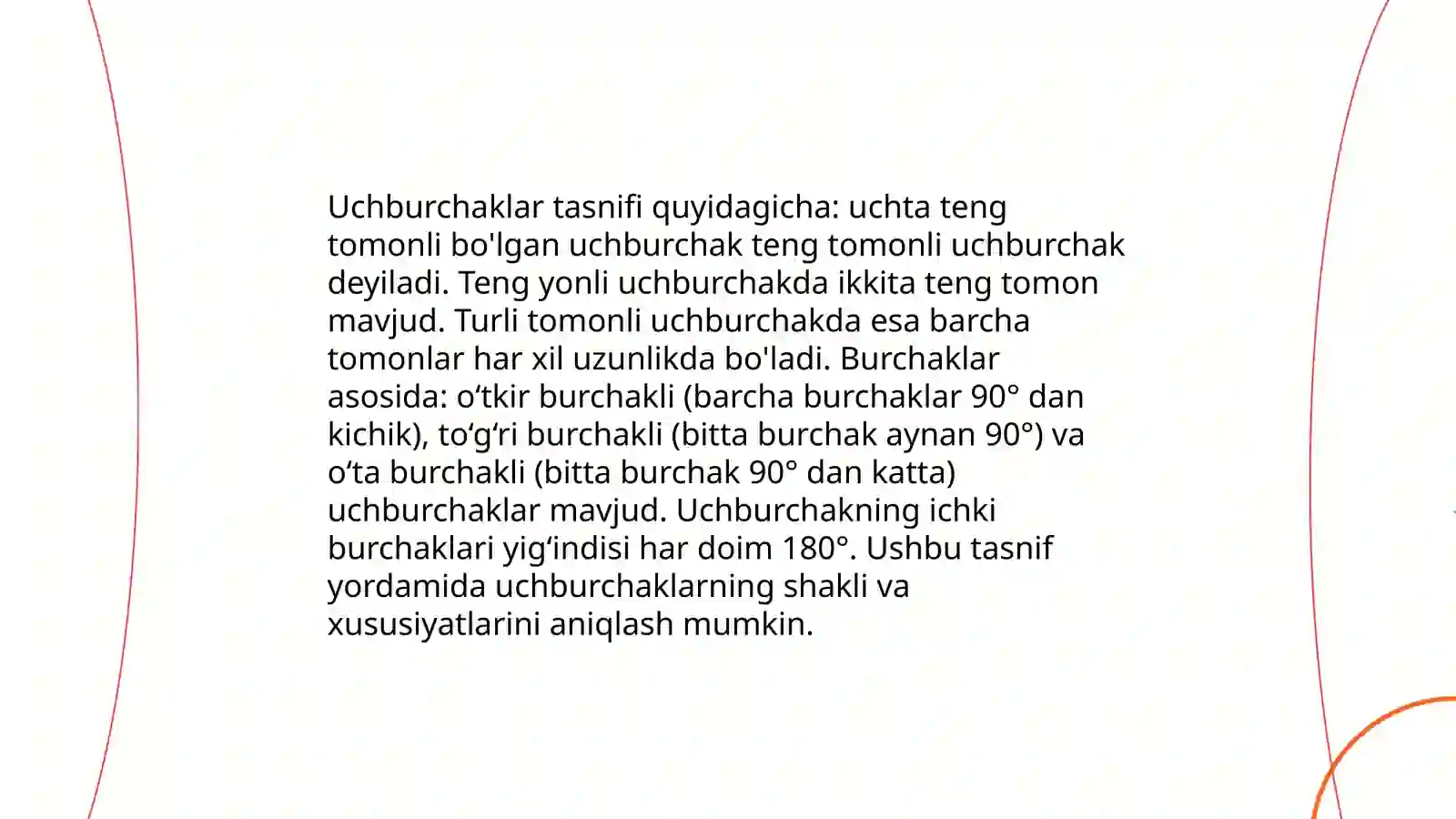Uchburchakning turlari 3