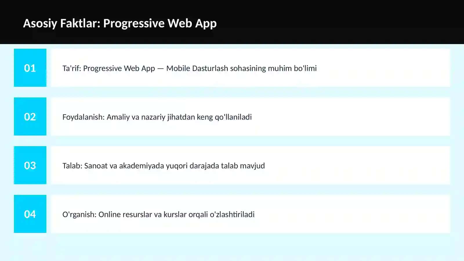 Progressive Web App 3