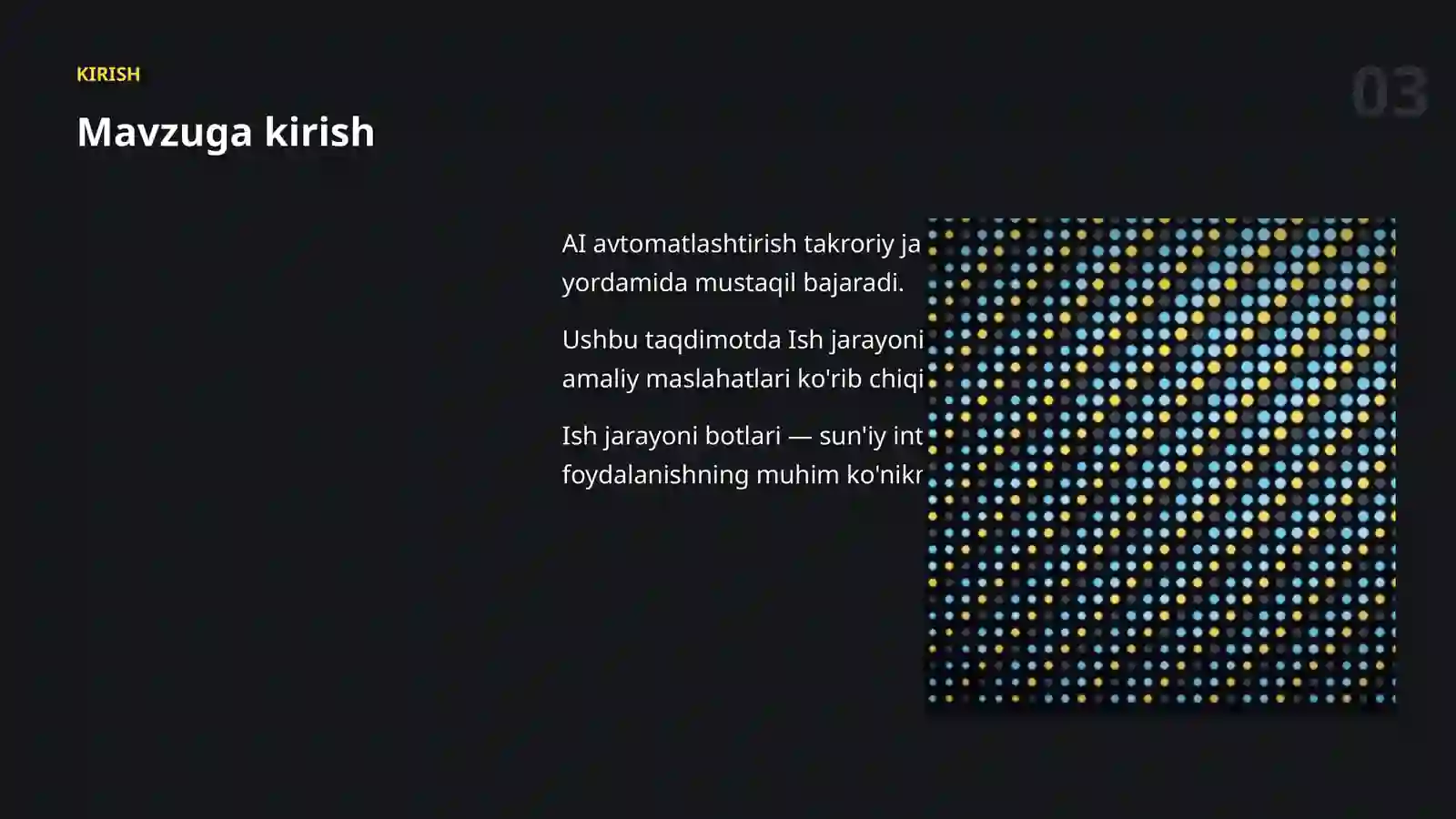 AI AVTOMATLASHTIRISH 3