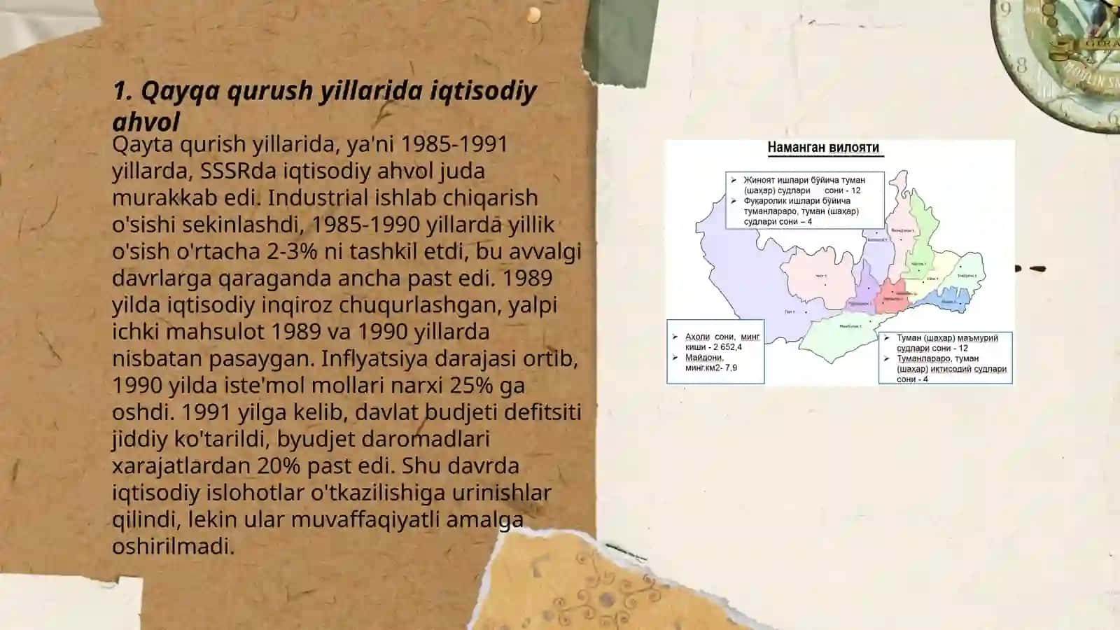 Qayqa Qurush Yillarida O'zbekistonni Ijtimoiy-Siyosiy Vaziyat 3