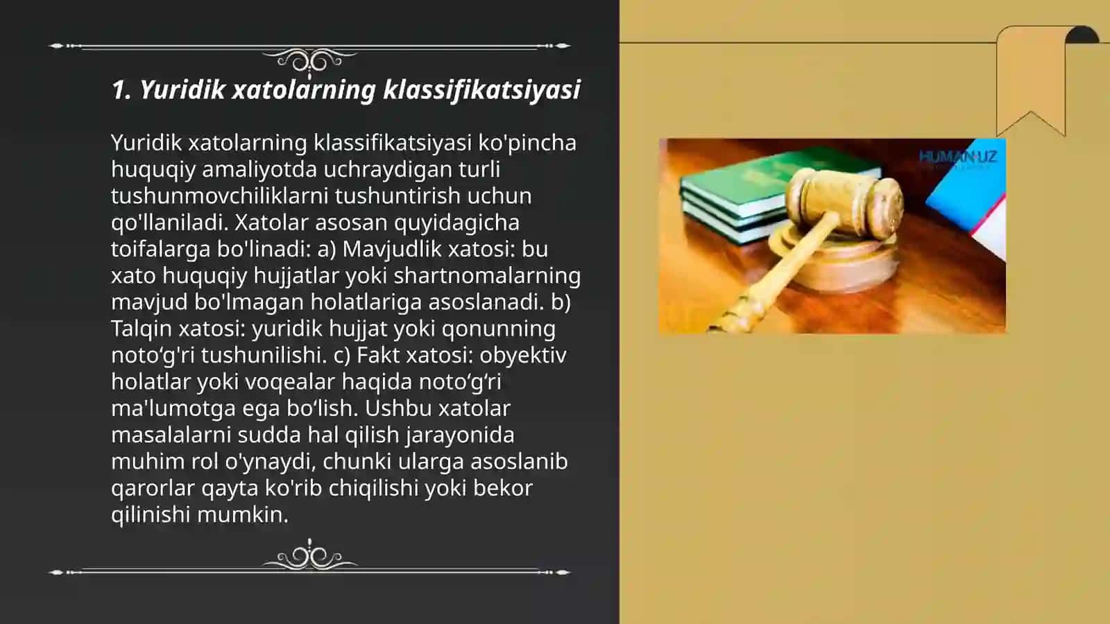 Jinoyat huquqida yuridik va faktik xatolar 3