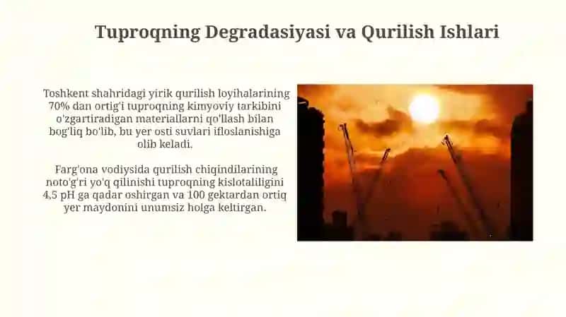 Qurilish kimyosi va ekologik muammolari 3