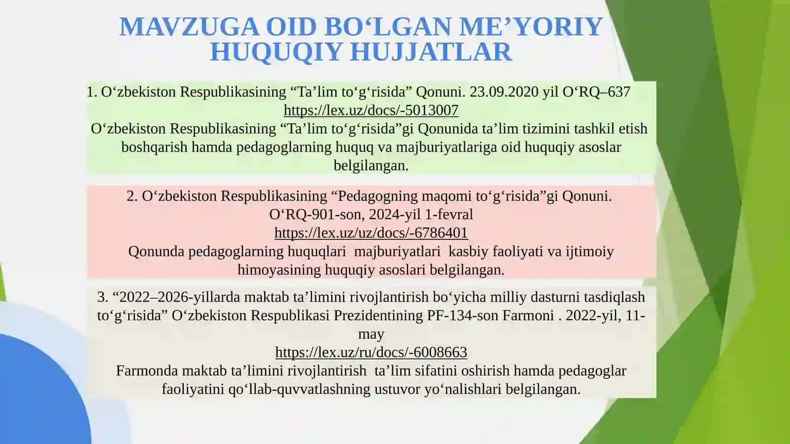 Pedagogik jamoat psixologik muhitni yaxshilash orqali demotivatsiyani olish 3