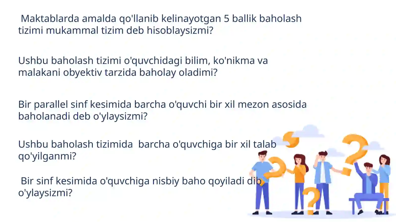 Yangi baholash tizimi 3