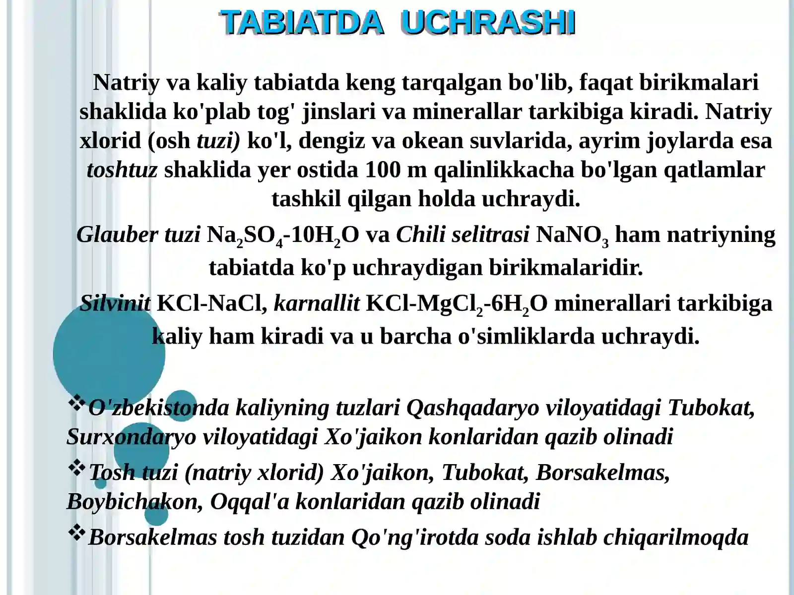 Natriy va kaliyning xossalari 3