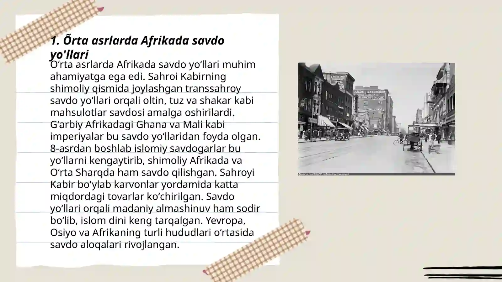 Õrta asrlarda Afrika va Amerika 3