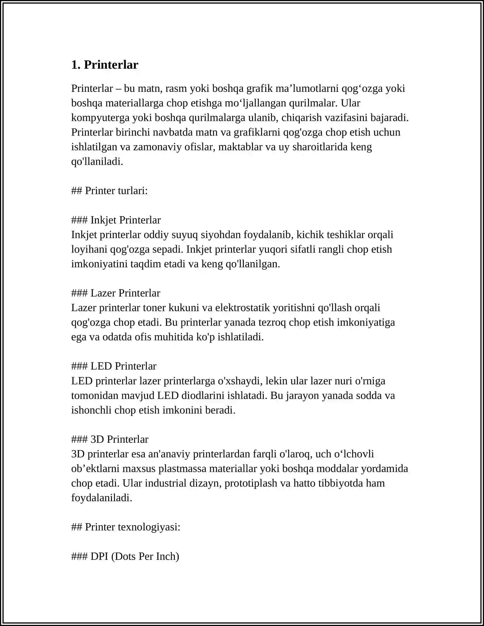 Printerlar 3