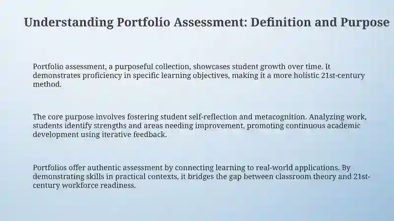 Portfolio assessment 3