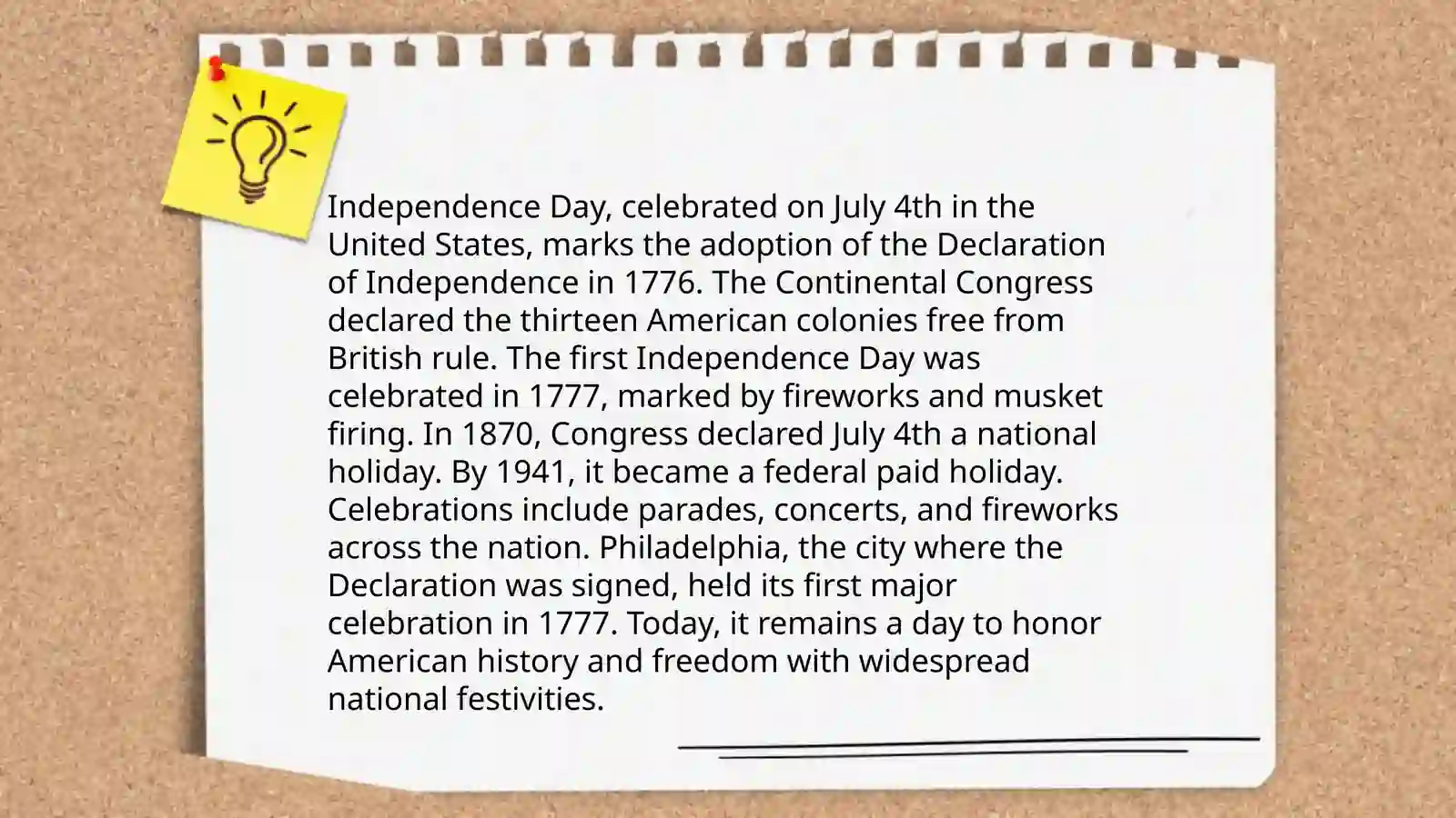 Independent day 3