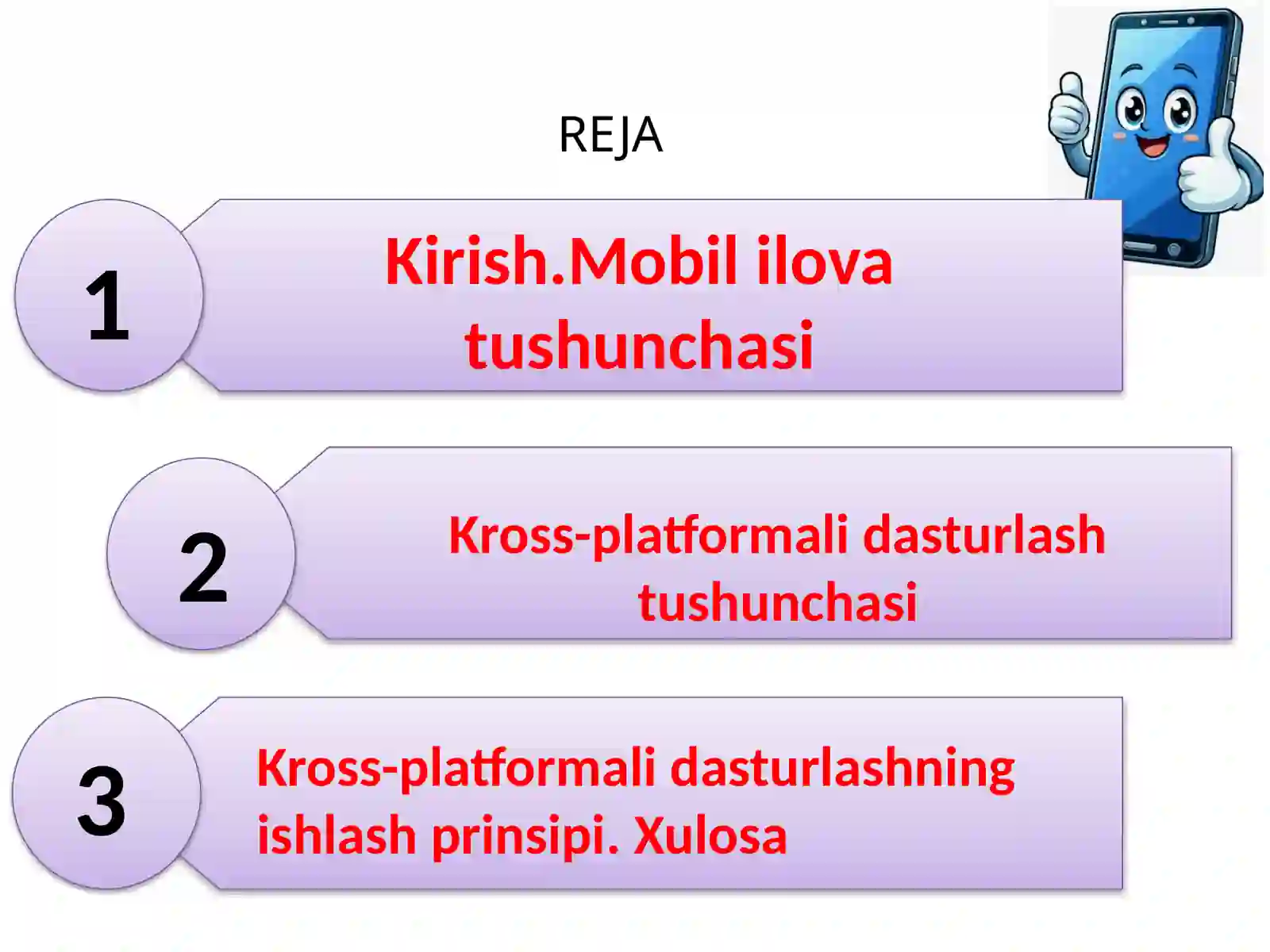 Mobil ilovalar yaratish 3