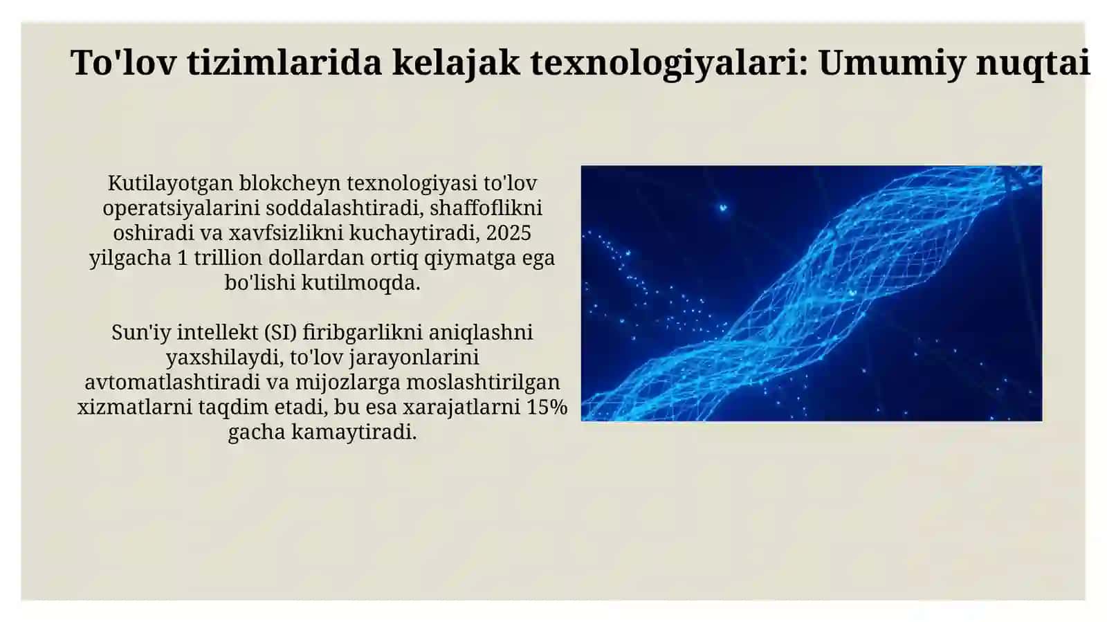 Elektron toʻlov tizimlarida kelajak texnologiyalari 3