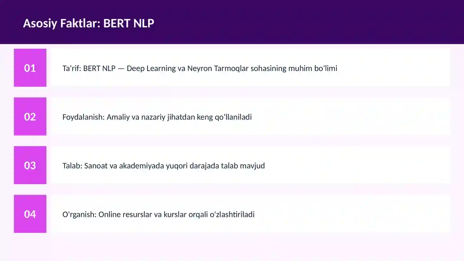 BERT NLP 3